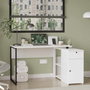 Hanah Home Escritorio de estudio Nor1-W Blanco